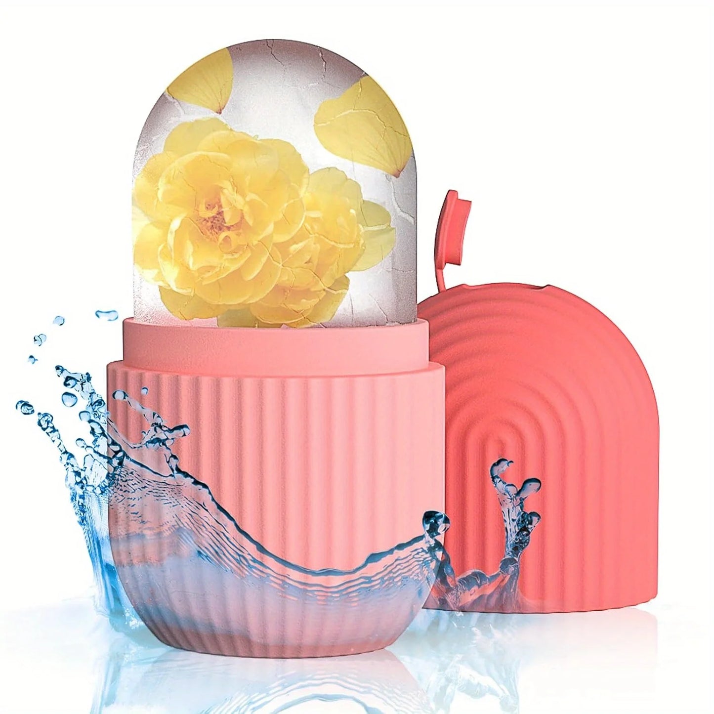 Facial Ice Ball Roller with Silicone Tray