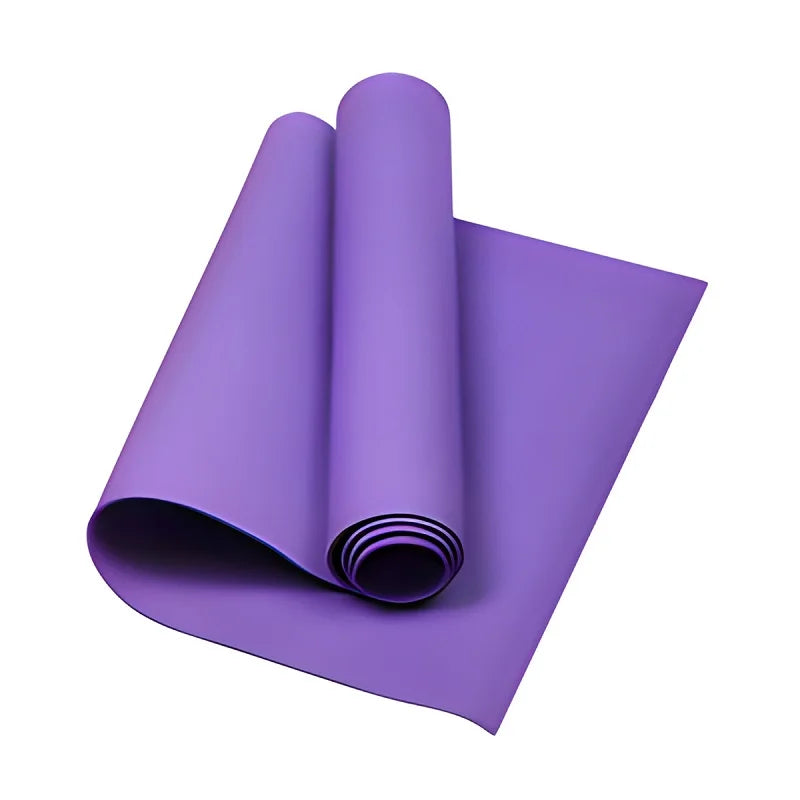 Elite FlexiMat 4MM Thick Fitness Mat for Yoga, Pilates, Gymnastics & Home Workouts