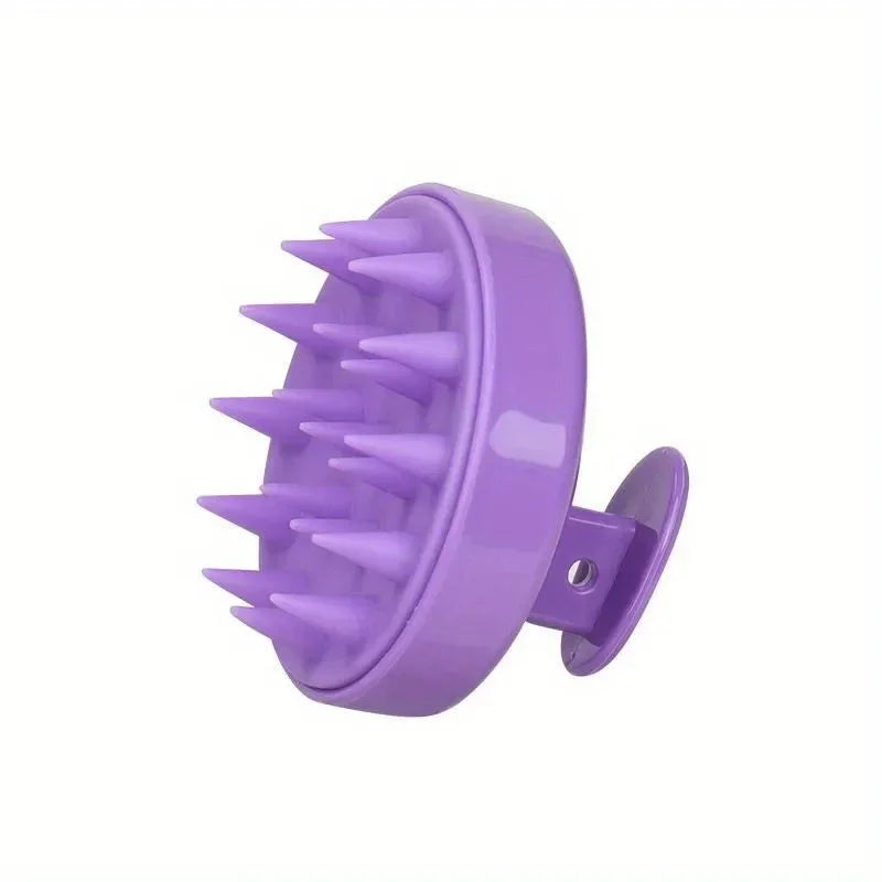 Silicone Shampoo Brush Head Scalp Massage Comb Hair