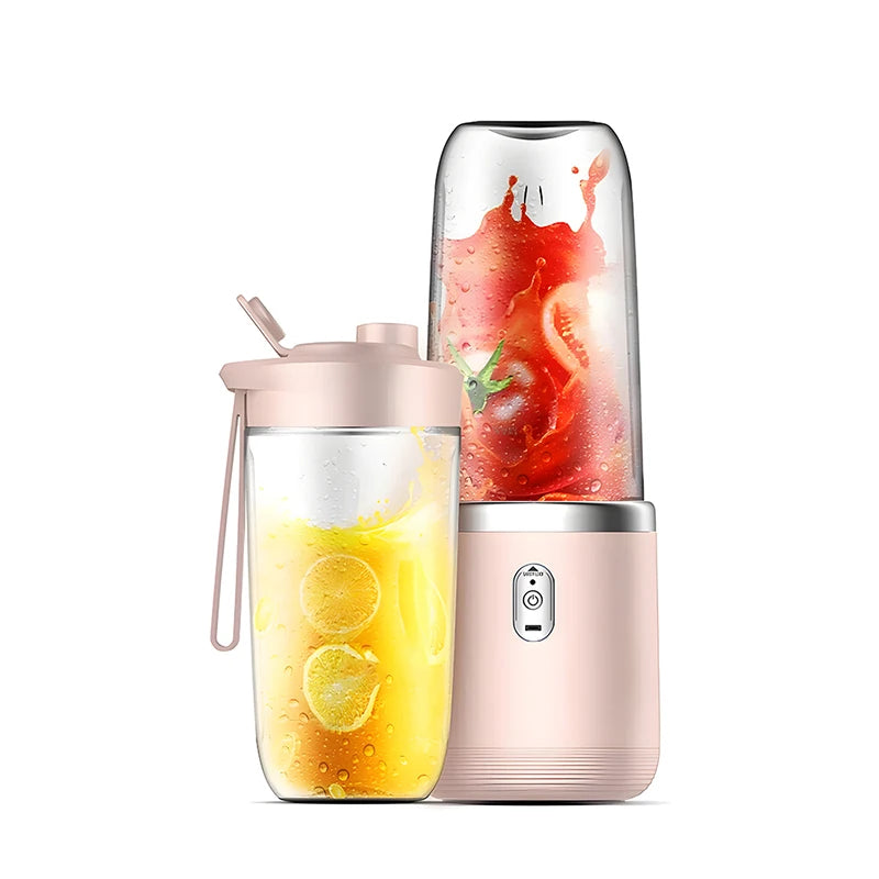 Blend & Go – Portable USB 400ml Juicer Cup for Smoothies Anywhere!