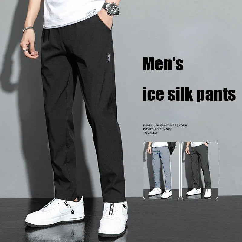 Elite Mens Summer Sport Pants made with lightweight, breathable fabric and a relaxed fit for comfort and mobility during warm-weather workouts