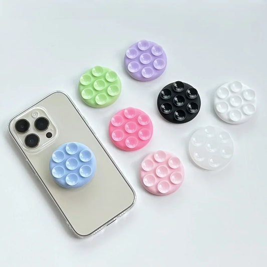 Round Silicone Suction Pad For Mobile Phone