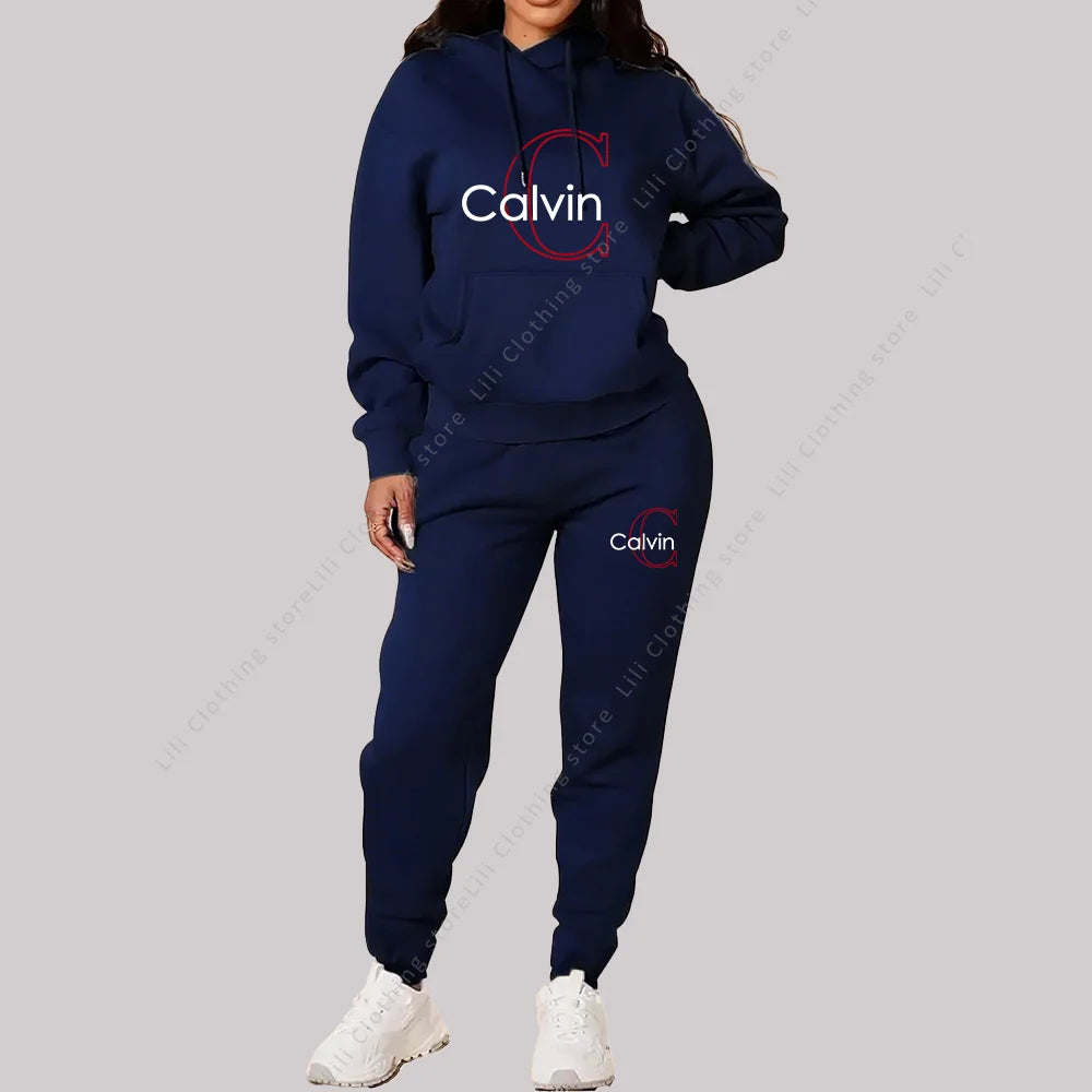 Elite LuxeTrend Women’s Tracksuit Set for Elegant Sportswear & Street Style