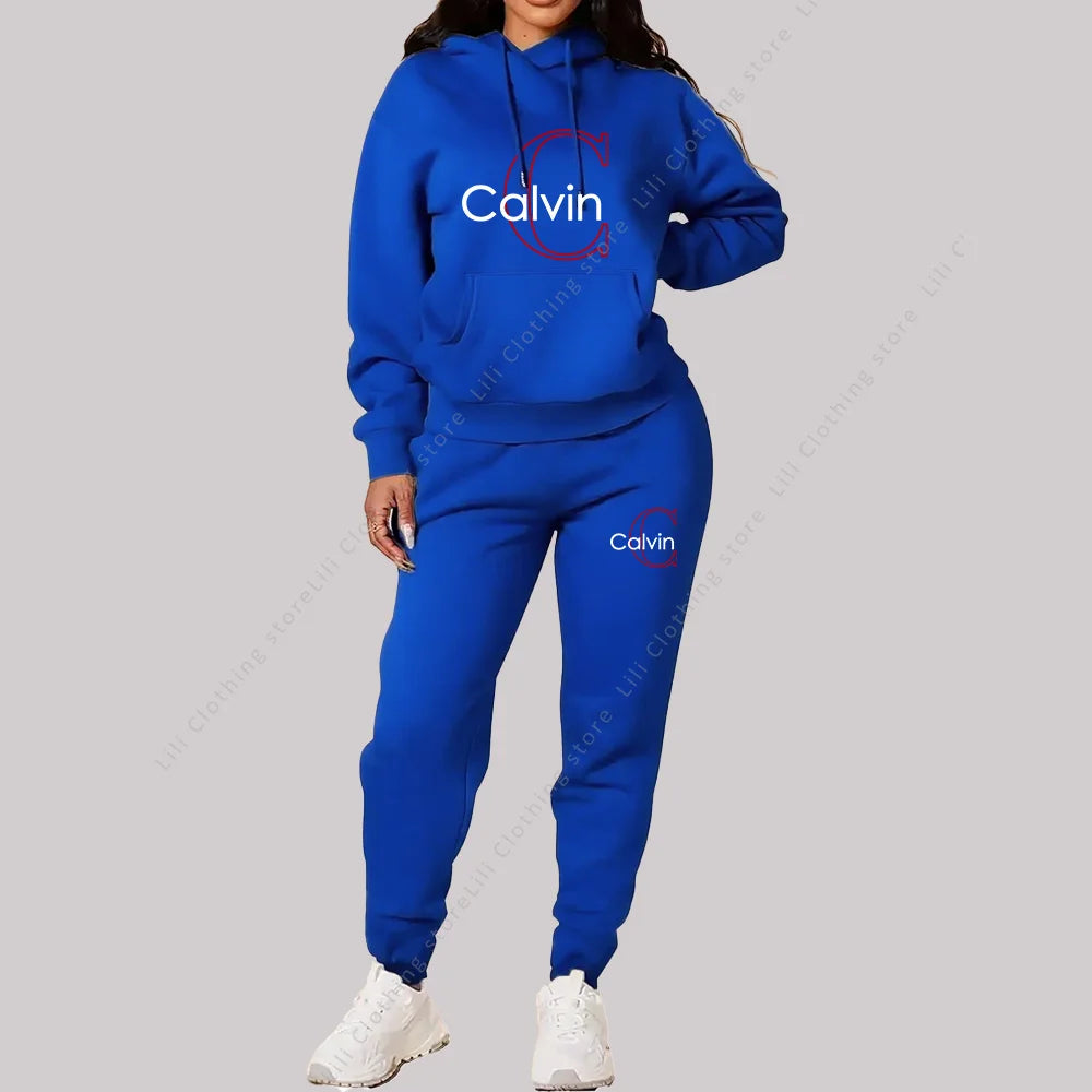 Elite LuxeTrend Women’s Tracksuit Set for Elegant Sportswear & Street Style