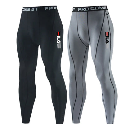 Elite ProFlex Men’s Compression Sports Pants for Gym, Fitness & Bodybuilding Training
