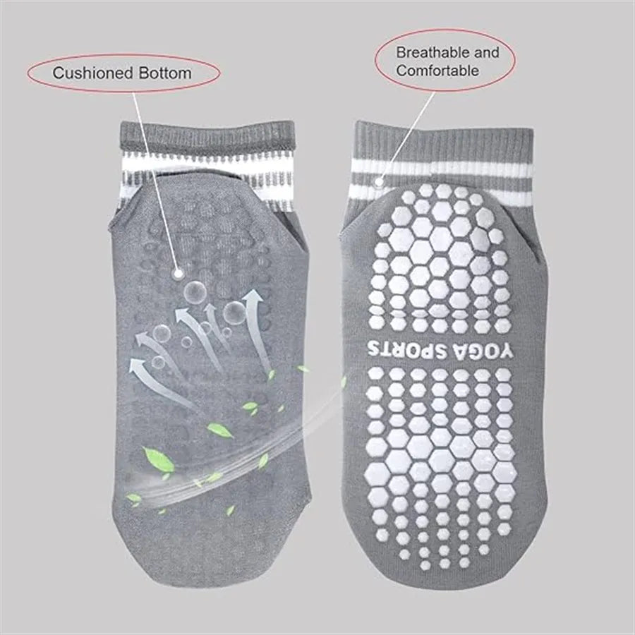 Elite YogaGrip Non-Slip Socks for Ballet, Workout & Fitness