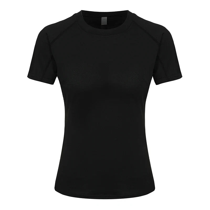 EliteFlex Compression Tee with tight fit, breathable fabric, and moisture-wicking technology designed for optimal muscle support during workouts.
