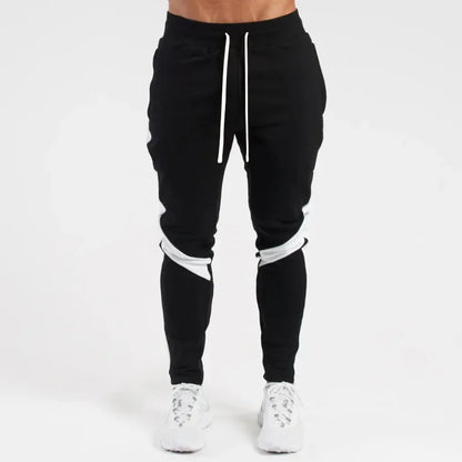 EliteFit Men Jogger Pants with tapered legs, zippered pockets, and breathable stretch fabric—designed for active comfort and modern athletic style.