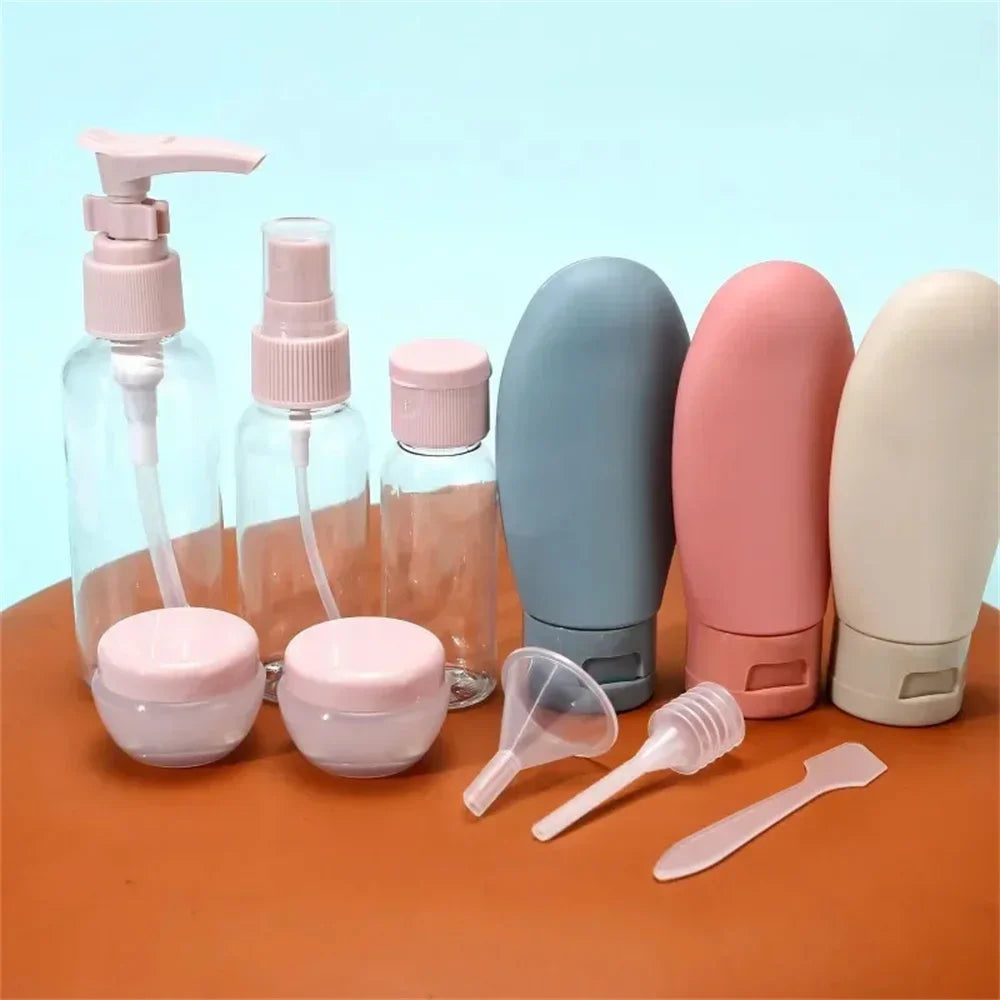 11pcs Travel Bottles Set With Storage Bag