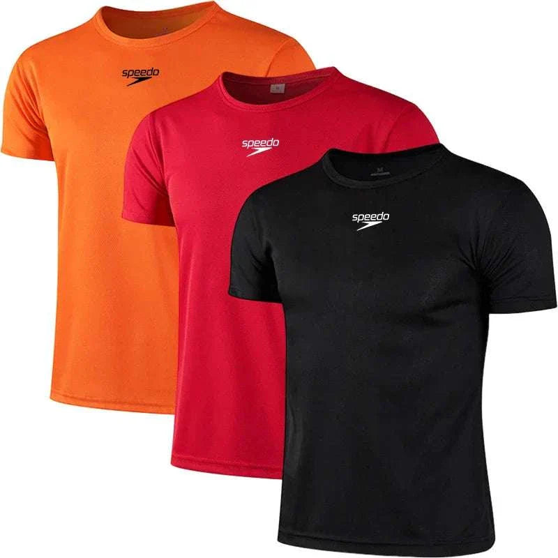 Elite3 Men Sport Tees with breathable fabric, moisture-wicking technology, and athletic fit designed for comfort during workouts and sports