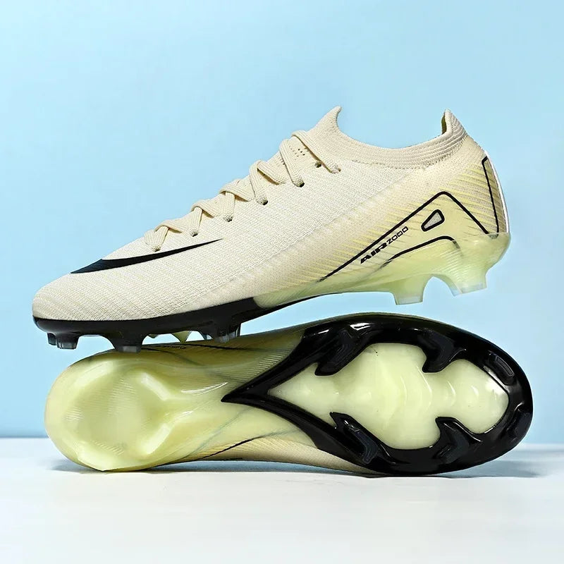 Elite Pro Soccer Cleats with lightweight design, durable studs, and breathable upper for superior traction and comfort on soft and firm ground.