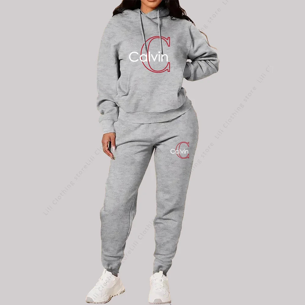 Elite LuxeTrend Women’s Tracksuit Set for Elegant Sportswear & Street Style