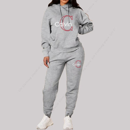 Elite LuxeTrend Women’s Tracksuit Set for Elegant Sportswear & Street Style