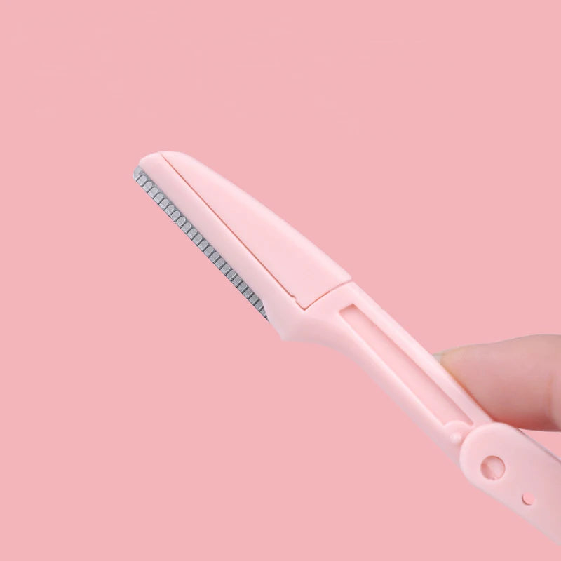 3pcs Fold Eyebrow Trimmer Scissors