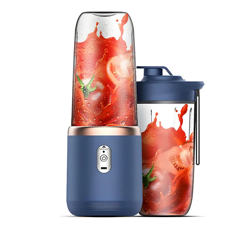 Blend & Go – Portable USB 400ml Juicer Cup for Smoothies Anywhere!