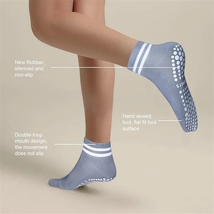 Elite YogaGrip Non-Slip Socks for Ballet, Workout & Fitness