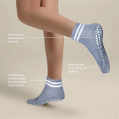Elite YogaGrip Non-Slip Socks for Ballet, Workout & Fitness