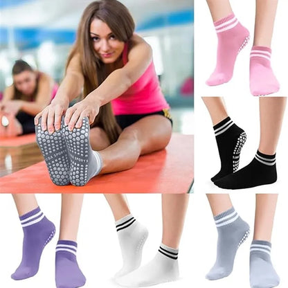 Elite YogaGrip Non-Slip Socks for Ballet, Workout & Fitness