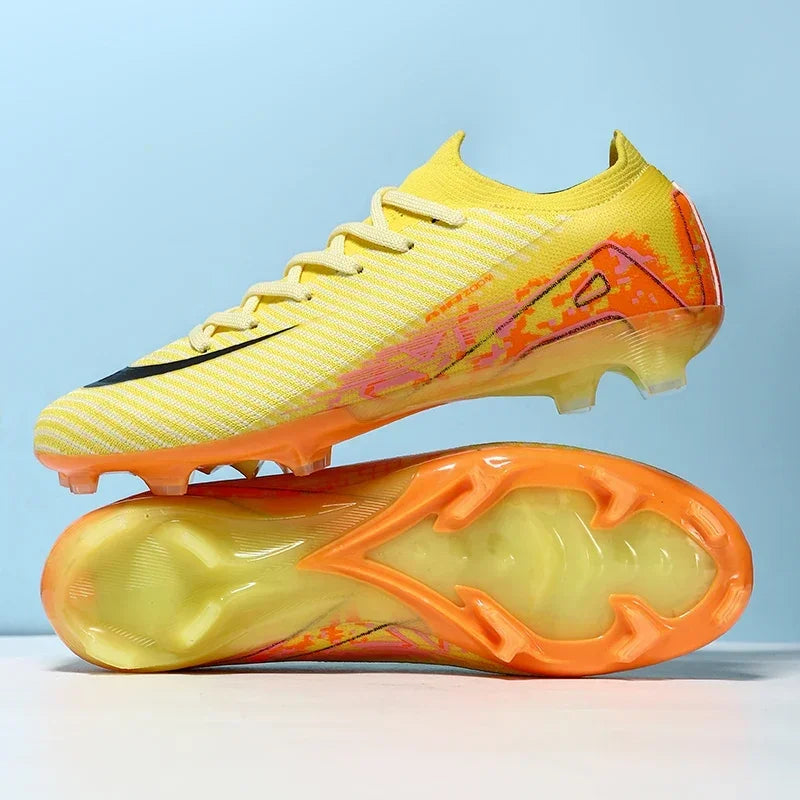 Elite Pro Soccer Cleats with lightweight design, durable studs, and breathable upper for superior traction and comfort on soft and firm ground.