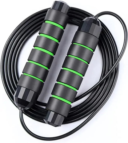 Elite ProJump 2,8/ 3m Steel Wire Jump Rope for CrossFit, Boxing, Fitness & Weight Loss Training