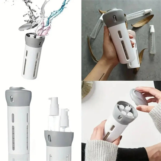 4 In 1 Portable Travel Liquid Dispenser Bottle