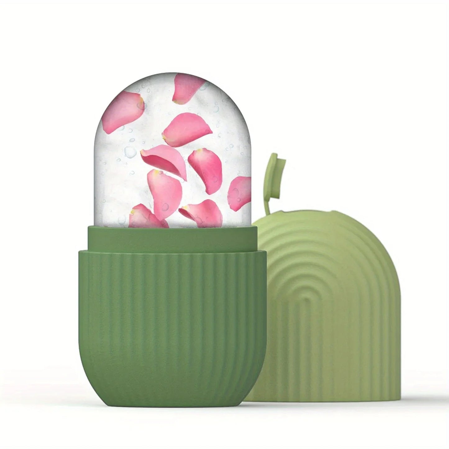 Facial Ice Ball Roller with Silicone Tray