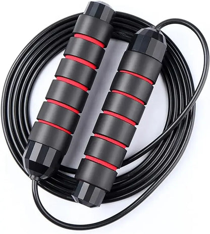 Elite ProJump 2,8/ 3m Steel Wire Jump Rope for CrossFit, Boxing, Fitness & Weight Loss Training