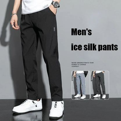 Elite Mens Summer Sport Pants made with lightweight, breathable fabric and a relaxed fit for comfort and mobility during warm-weather workouts
