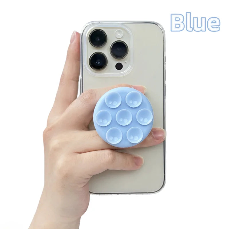 Round Silicone Suction Pad For Mobile Phone