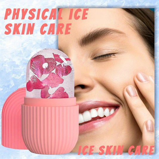 Facial Ice Ball Roller with Silicone Tray