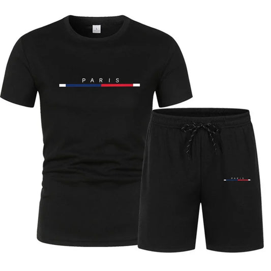 Elite Quick-Dry Sportswear Set including moisture-wicking shirt and shorts, designed for breathable comfort, flexibility, and fast-drying performance
