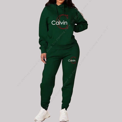 Elite LuxeTrend Women’s Tracksuit Set for Elegant Sportswear & Street Style