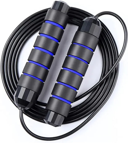 Elite ProJump 2,8/ 3m Steel Wire Jump Rope for CrossFit, Boxing, Fitness & Weight Loss Training