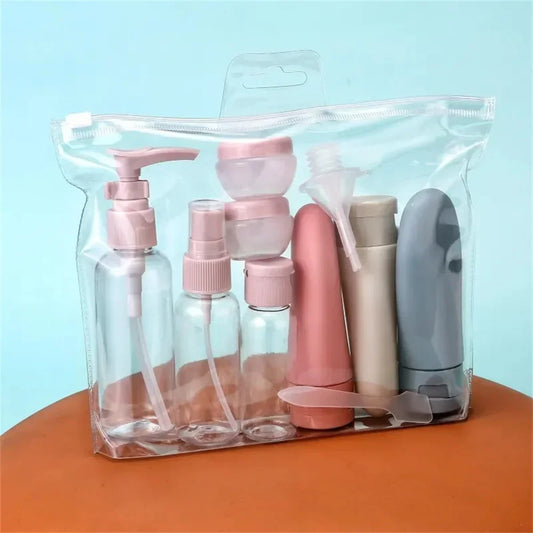 11pcs Travel Bottles Set With Storage Bag