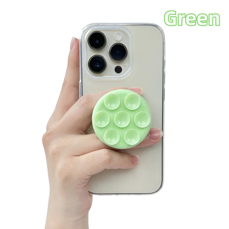 Round Silicone Suction Pad For Mobile Phone
