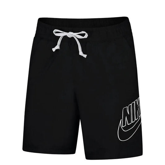 Elite Nike Club Alumni Shorts with soft French terry fabric, raw-edge hems, and a relaxed fit—designed for casual comfort and vintage-inspired style