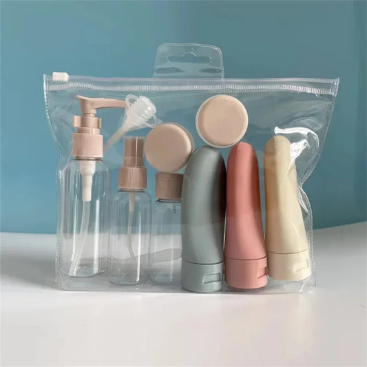 11pcs Travel Bottles Set With Storage Bag