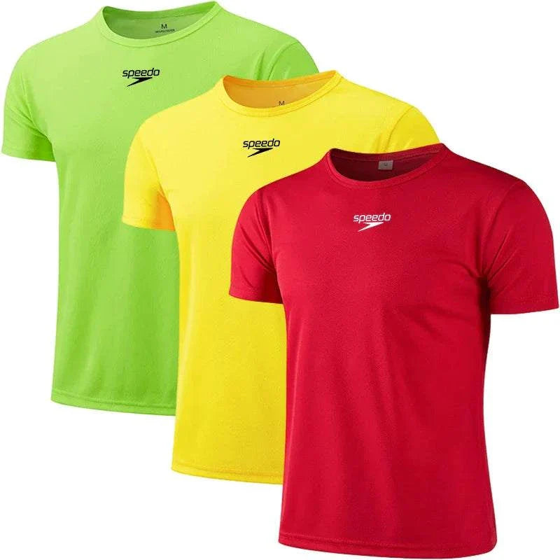 Elite3 Men Sport Tees with breathable fabric, moisture-wicking technology, and athletic fit designed for comfort during workouts and sports