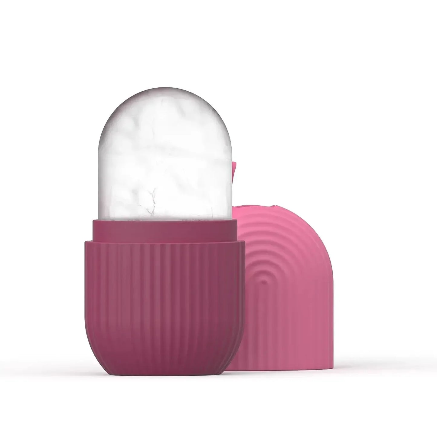 Facial Ice Ball Roller with Silicone Tray